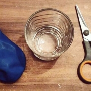 Vase aus einem Luftballon - DIY