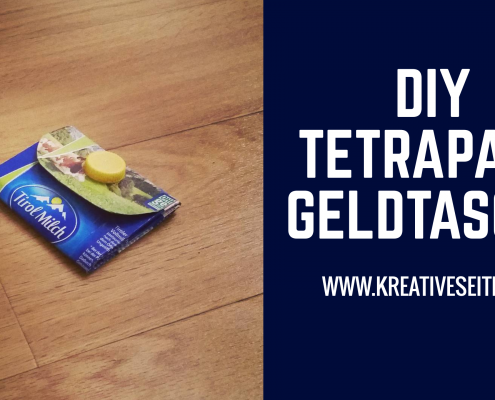Geldtasche aus Tetrapack falten
