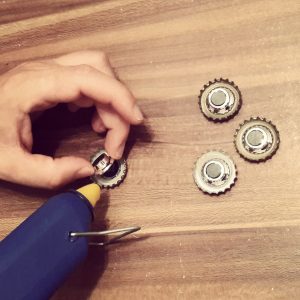 Magnete aus Bierkapseln - Upcycling
