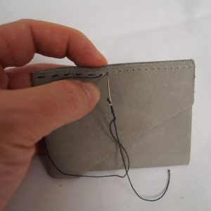 DIY Leder Geldtasche