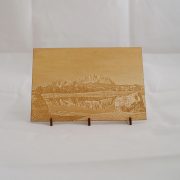 Fotogravur Bild aus Holz