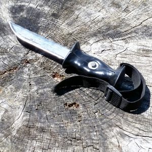 Upcycling Messer aus Sägeblatt und Skistock
