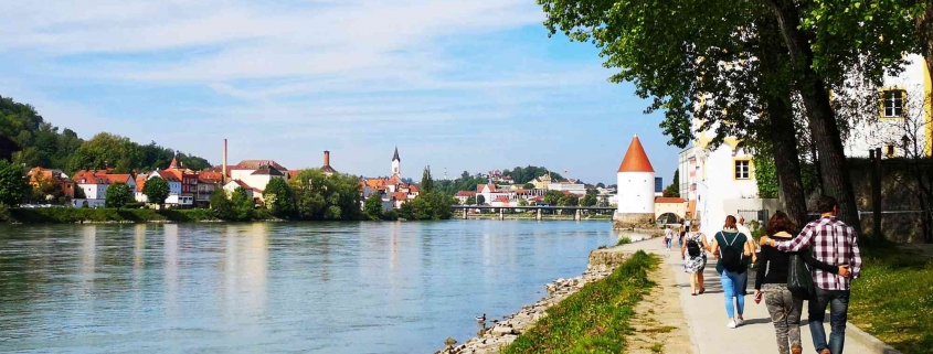 Dreiflüssestadt Passau in Bayern