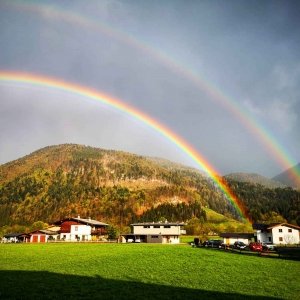 Doppelter Regenbogen - Kirchdorf in Tirol