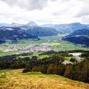 Blick ins Tal nach St. Johann in Tirol