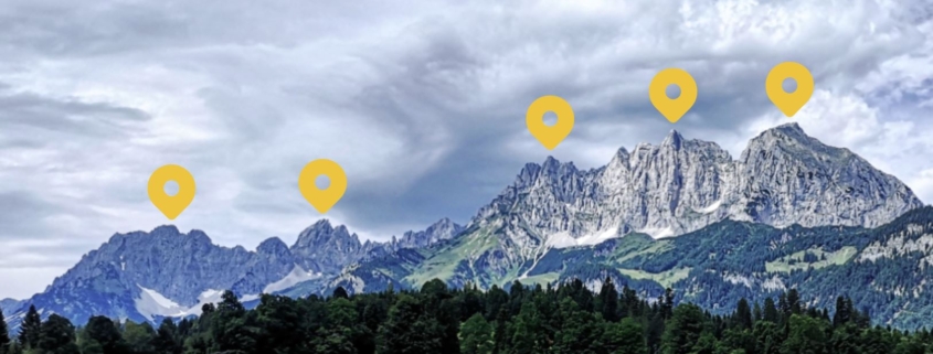 Wilder Kaiser Gipfel - interaktives Bild von genially