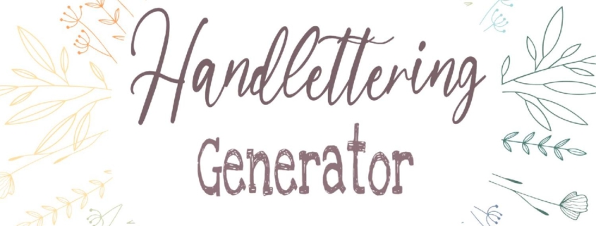 Handlettering Generator - Lettering wie vom Profi