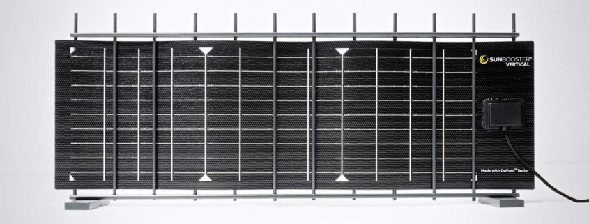 Sunbooster VERTICAL - PV-Panel als Sichtschutz und Zaun