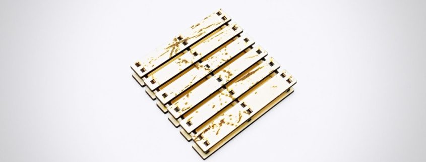 Holzpalette Untersetzer