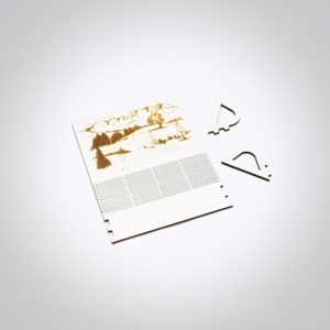 Bildaufsteller aus Holz