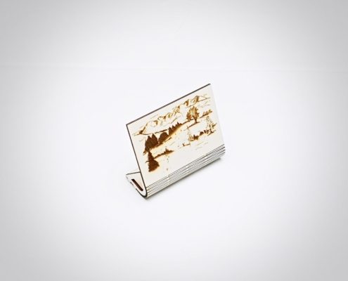 Bildaufsteller aus Holz