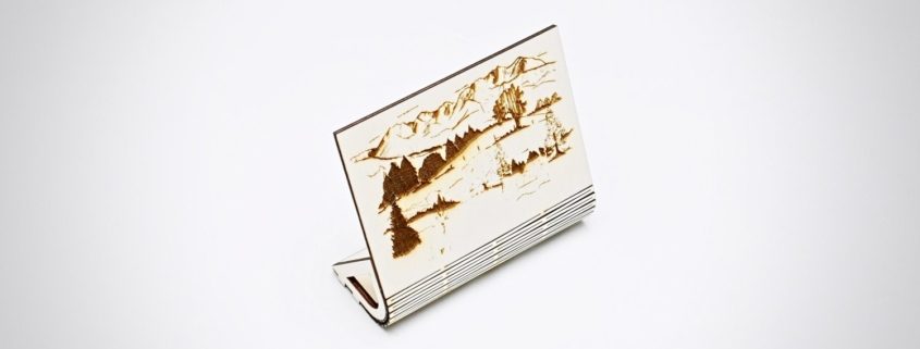 Bildaufsteller aus Holz