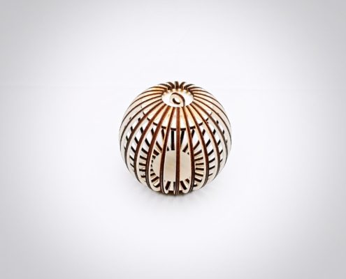 Christbaumkugel aus Holz