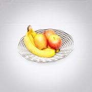 Ovale Schüssel aus Holz