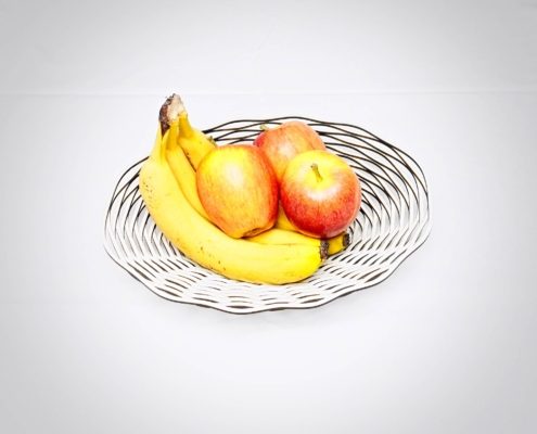 Ovale Schüssel aus Holz