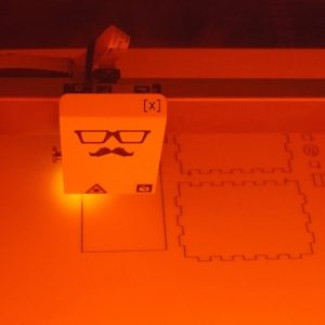 Wattestäbchen Box aus Holz